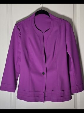 New Maria Pinto Purple Blazer M